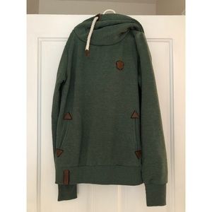 Naketano green cowl hoodie (xs)
